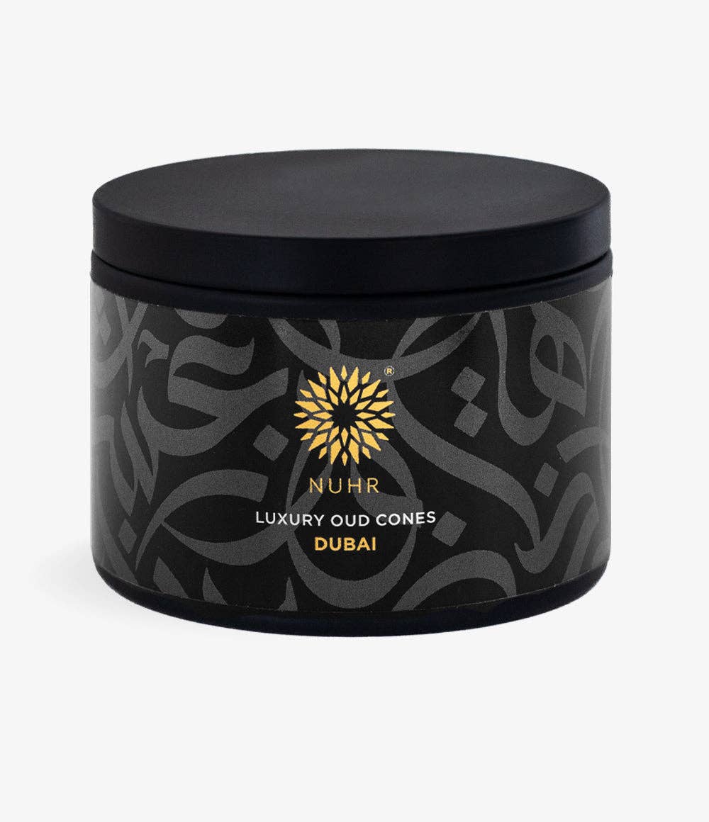 NUHR Home Luxury Oud Incense Cones – Dubai (20 Pack)