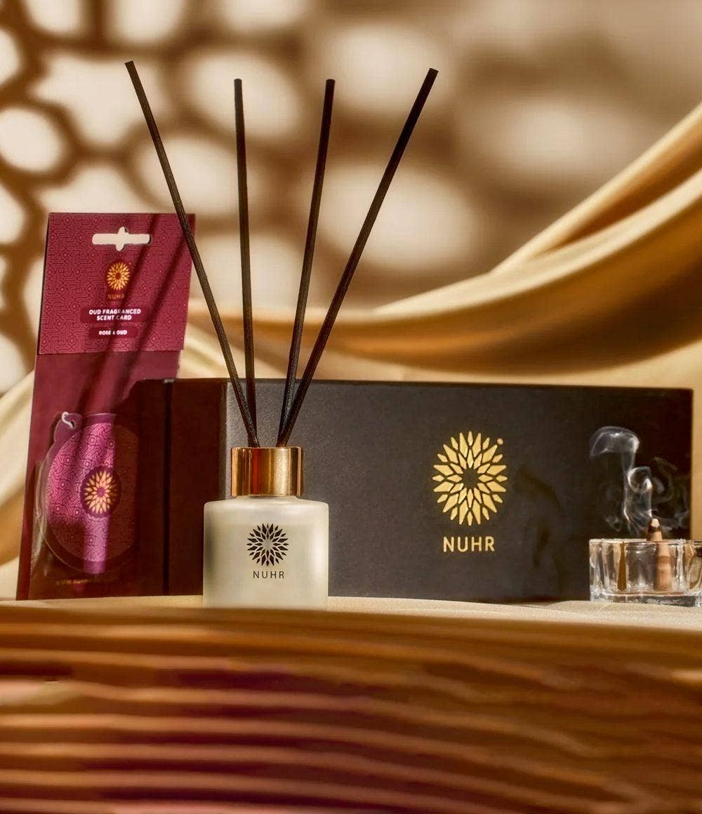 Product Title NUHR Home Rose & Oud 'Home Scenting' Gift Set (Diffuser, 10 Cones & Burner)