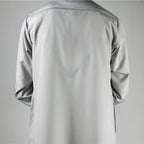 Premium Water-Resistant Boys' Dust Grey Omani Thobe