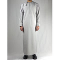 Premium Water-Resistant Boys' Dust Grey Omani Thobe