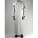Premium Water-Resistant Boys' Dust Grey Omani Thobe