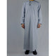 Premium Water-Resistant Omani Thobe for Men in Fog Blue