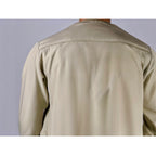 Premium  Water-Resistant Omani Thobe for Men in Olive Khaki