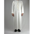 Essentials Emirati Thobe for Men in Matte Ivory