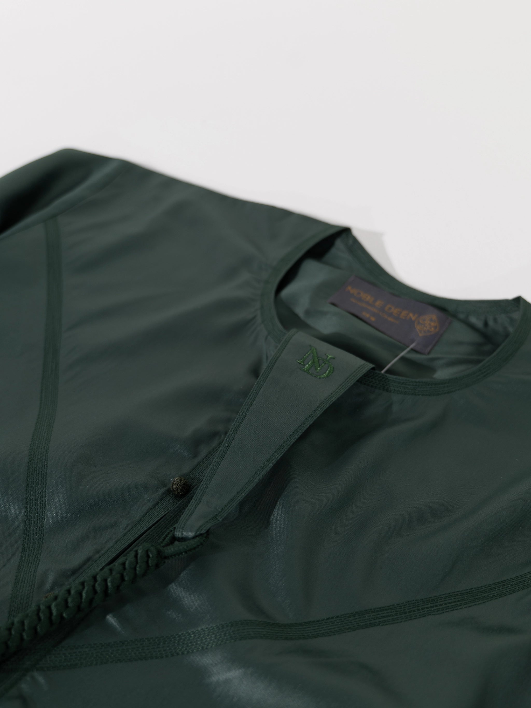 Premium Emirati Men's Thobe in Racing Green