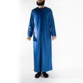 Premium Emirati Men's Thobe in Royal Blue