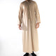 Premium Emirati Men's Thobe in Sand Beige
