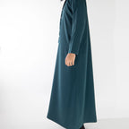 Royal Edition Luxury Emirati Thobe for Men in Deep Sea Green