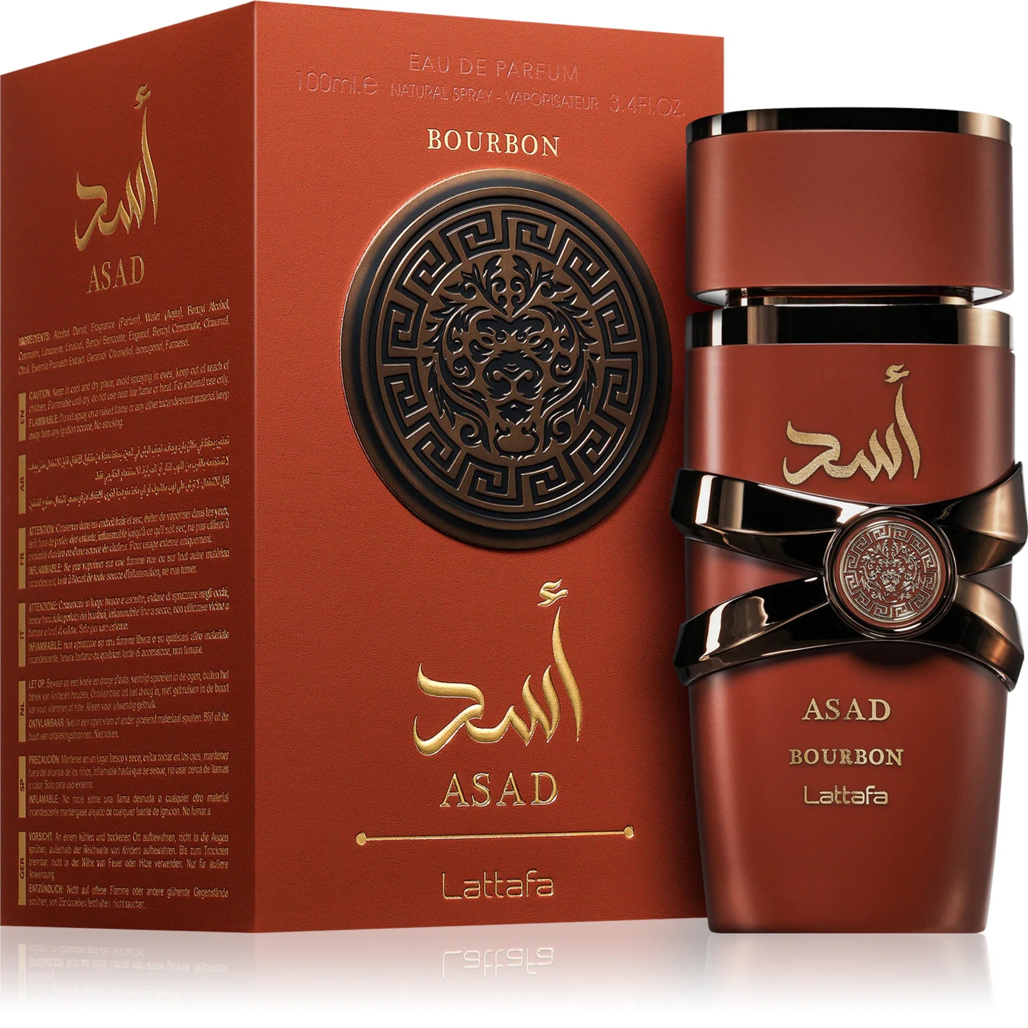 Lattafa Asad Bourbon Eau de Parfum – 100ml