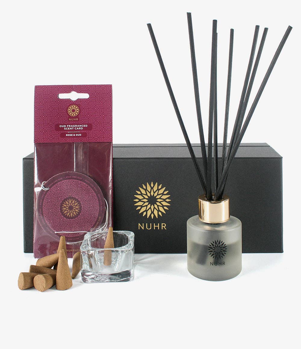 Product Title NUHR Home Rose & Oud 'Home Scenting' Gift Set (Diffuser, 10 Cones & Burner)