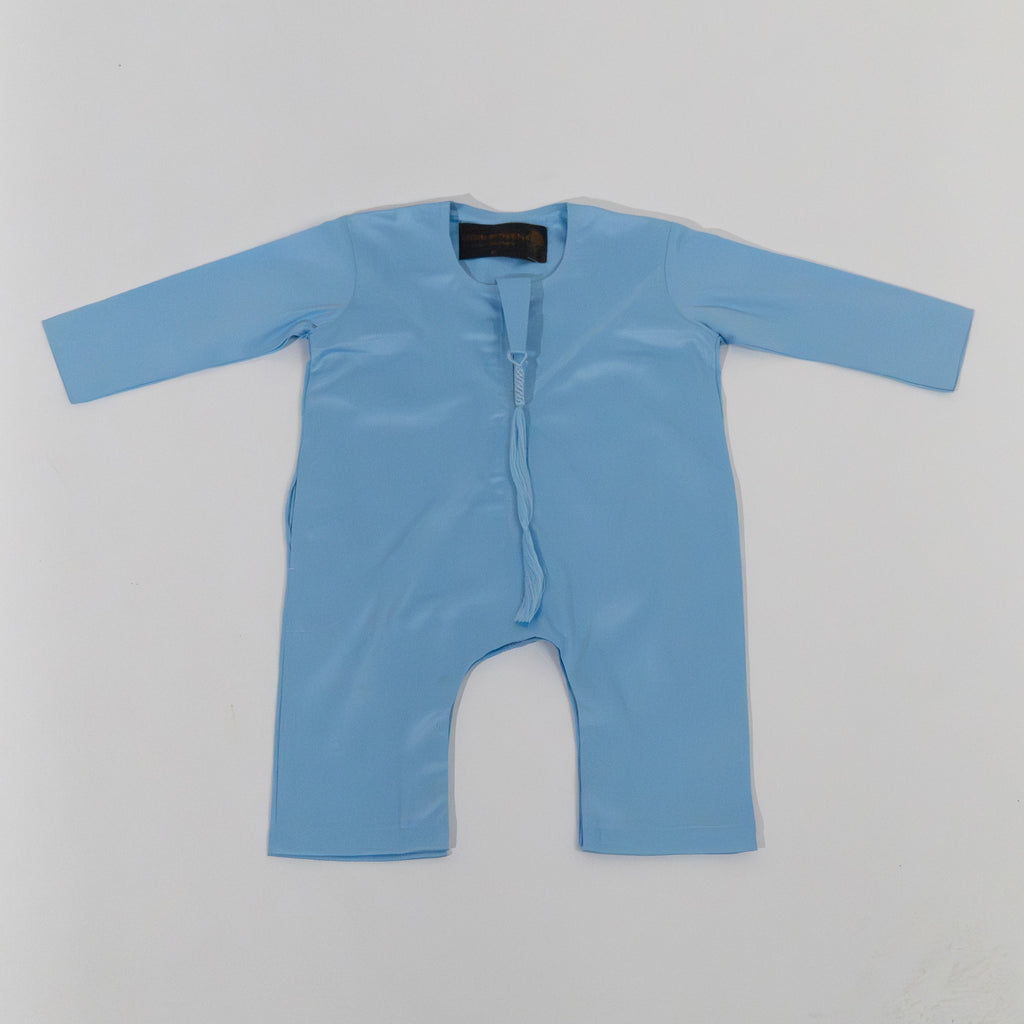 Noble Littles- Baby Thobe Romper in Baby Blue