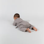 Noble Littles- Baby Thobe Romper in Khaki Beige