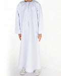 Boys' Emirati Thobe in Matte White