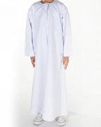 Boys' Emirati Thobe in Matte White