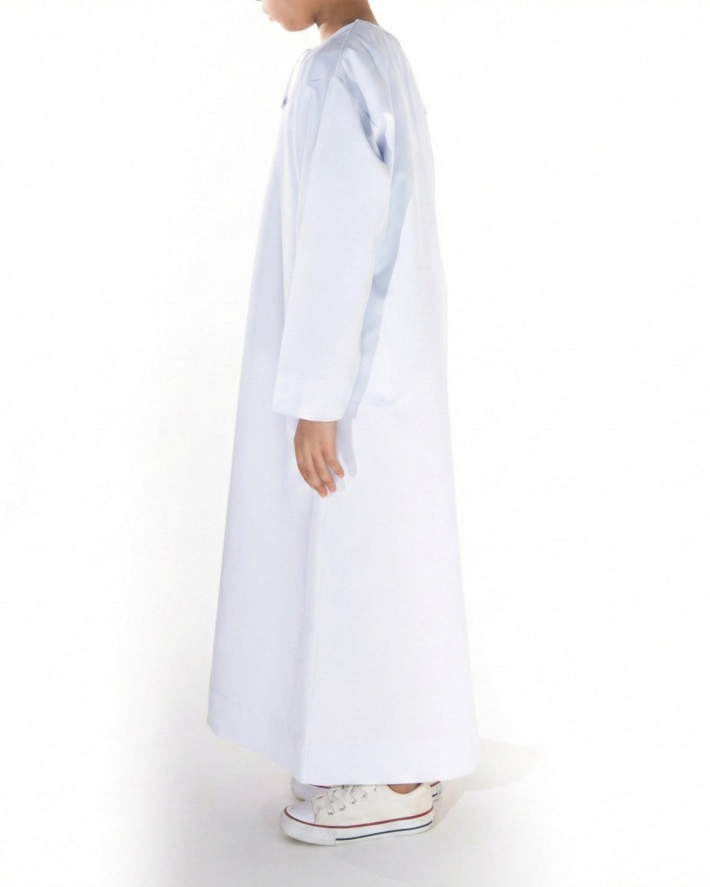 Boys' Emirati Thobe in Matte White
