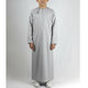 Premium Water-Resistant Boys' Dust Grey Omani Thobe
