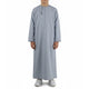 Premium Water-Resistant Boys' Fog Blue Omani Thobe