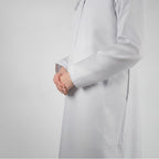 Premium Water-Resistant Boys' Dust Grey Omani Thobe