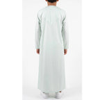 Premium Water-Resistant Boys' Pistachio Green Omani Thobe