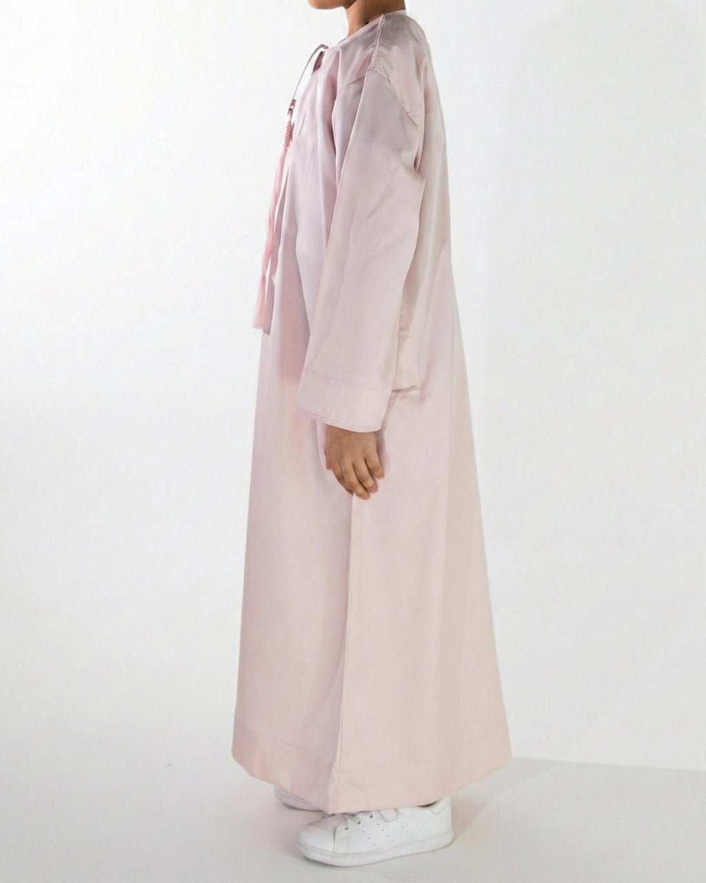 Premium Emirati Boys' Thobe in Desert Pink