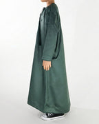 Boys Premium Emirati Thobe – Racing Green, Made in UAE
