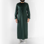 Premium Emirati Men's Thobe in Racing Green