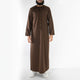 Royal Edition Luxury Emirati Thobe for Men in Chocolate Brown