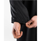 Moroccan full sleeve thobe for men in Jet Black