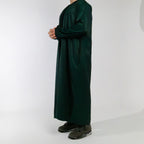 Moroccan full sleeve thobe for men in Emerald Green