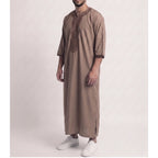 The Light Mocha Zip Gandoura
