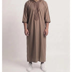 The Light Mocha Zip Gandoura