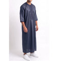 The Midnight Navy Zip Gandoura