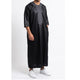 Shadow Black Zip Gandoura
