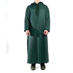 Moroccan hooded Djellaba thobe in Emerald green