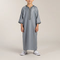 Boys Celestial Grey Moroccan Gandoura