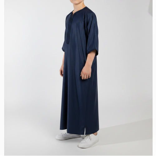 Boys Royal Navy Moroccan Gandoura