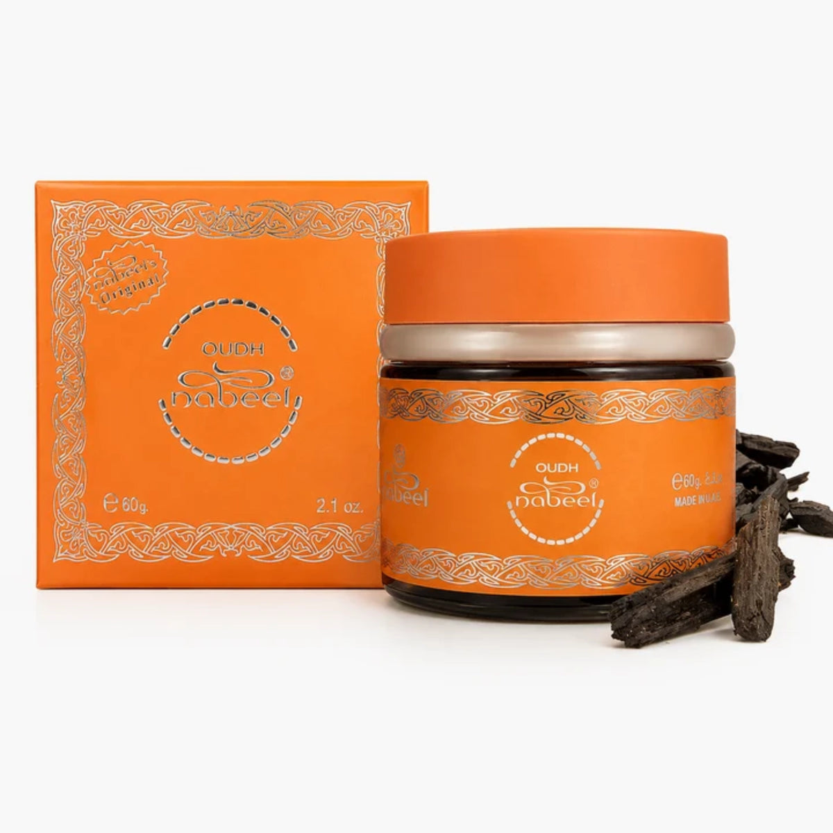 Nabeel Oudh Nabeel Bakhoor Incense – 60g | Luxury Home Fragrance